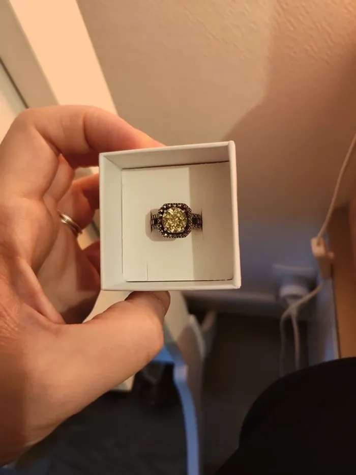 Bague pierre quartz vert