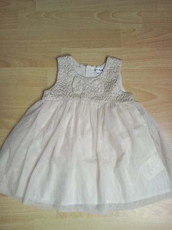 Robe élégante de cérémonie en tulle 18 mois état neuf