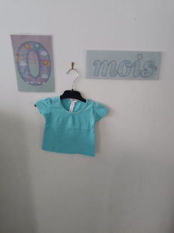 t-shirt 0/3 mois