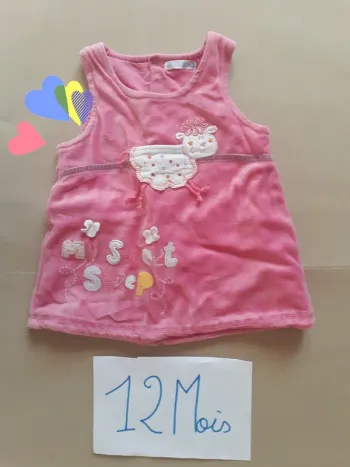 Robe SM (velours) 12 Mois