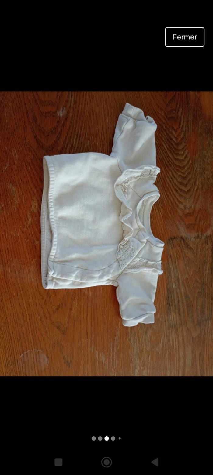 Ensemble jogging beige taille 0 mois H&M - photo numéro 3