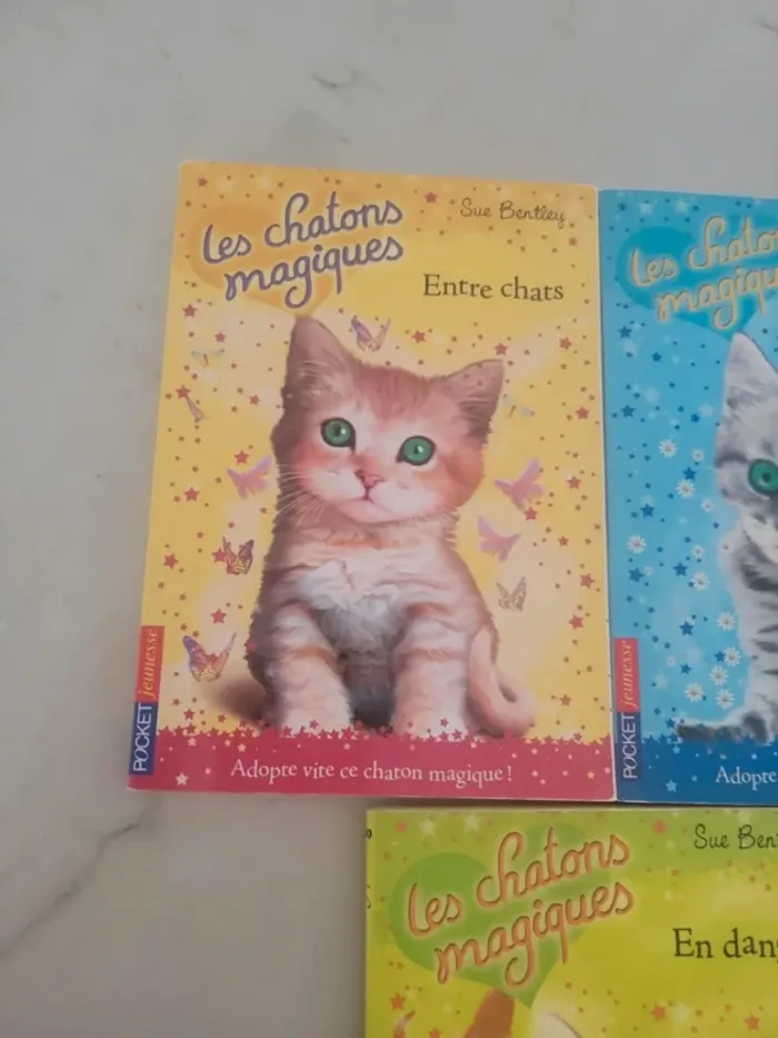 Lot 3 livres Les Chatons Magiques Sue Bentley - photo numéro 2