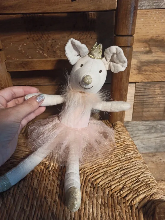 Peluche souris danseuse Maison du monde tbe - photo numéro 8