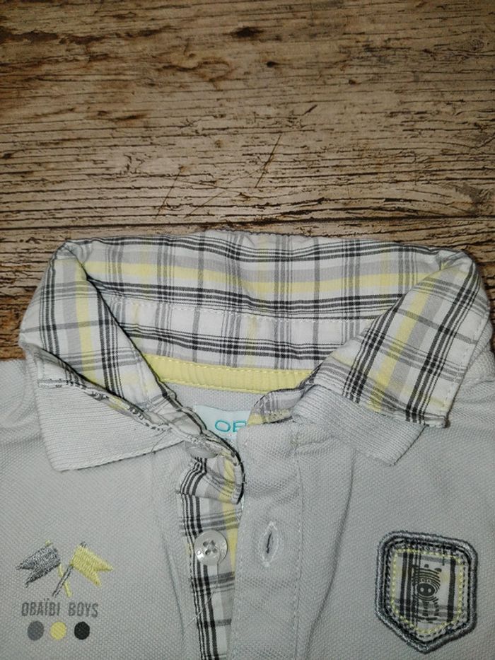 Joli polo garçon manches courtes été 12 mois - photo numéro 5