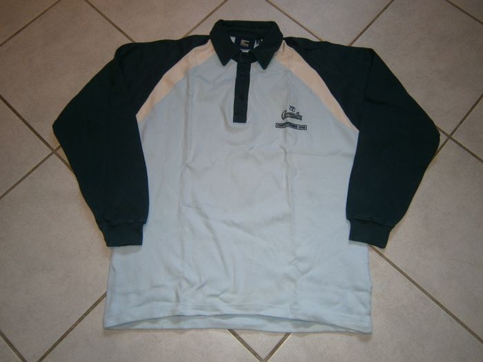Polo ML vert foncé/vert clair CAMPS 16 ans