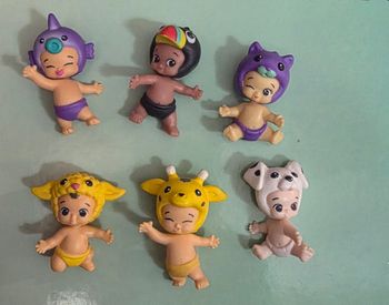 Lot de 6 figurines babies animals twozies
