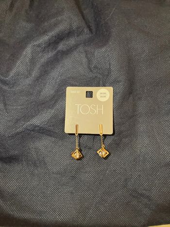 Boucle d’oreille zircone