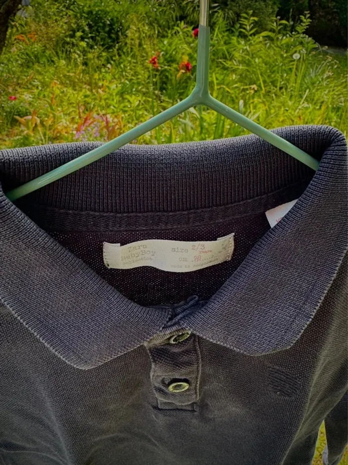 Polo bleu marine || Zara || 2/3 ans - photo numéro 3