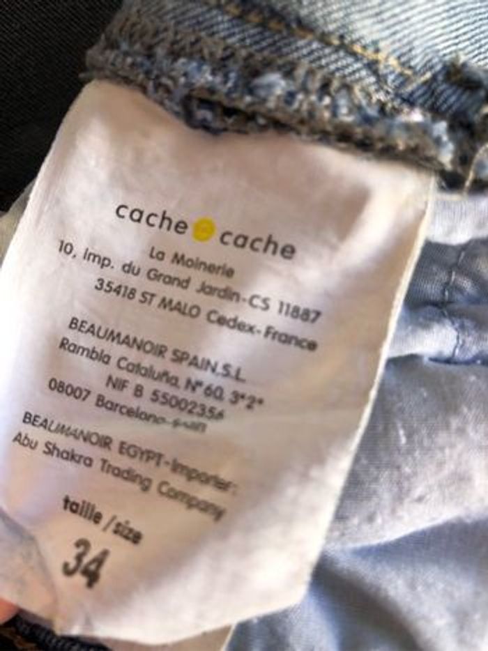 Salopette en jeans 34 Cache Cache - photo numéro 9