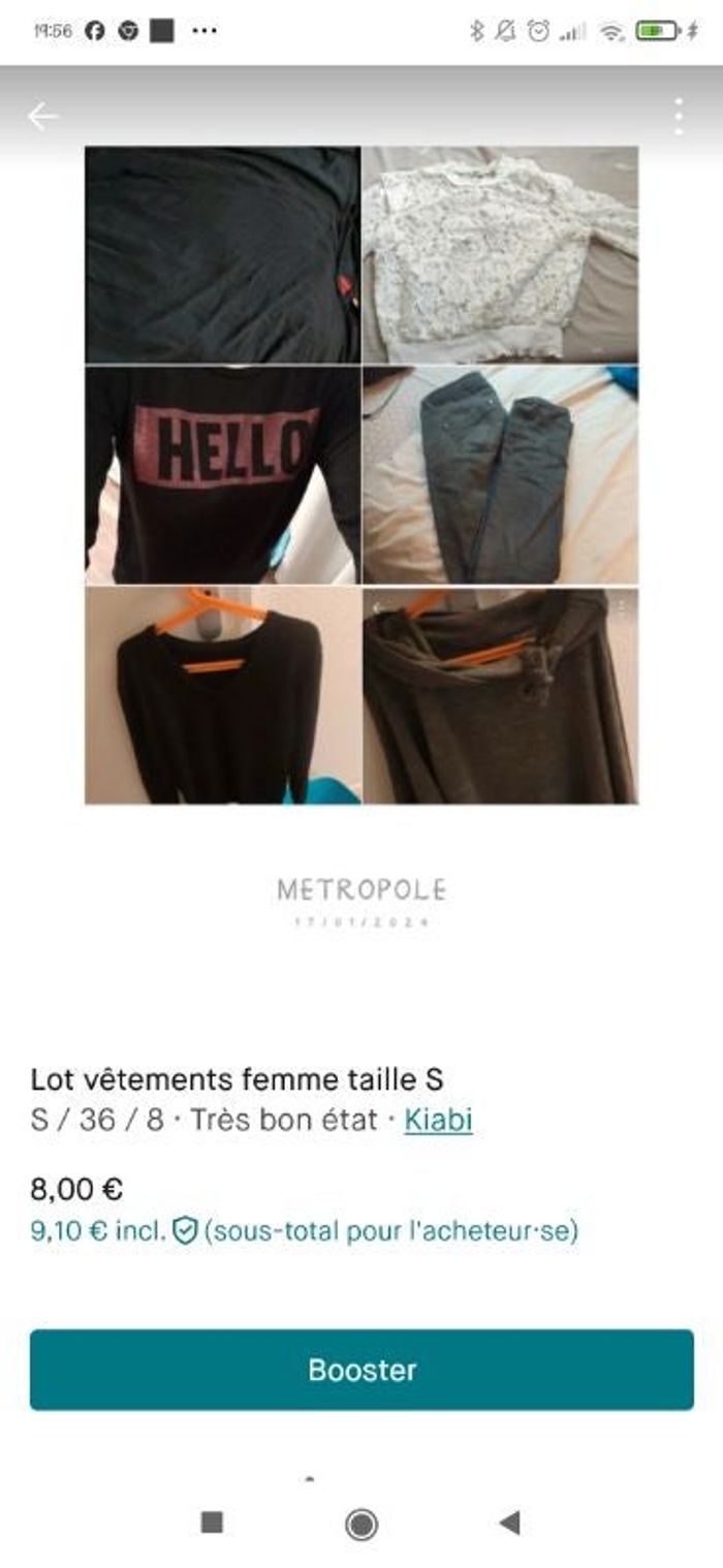 Lot femme taille 36/S