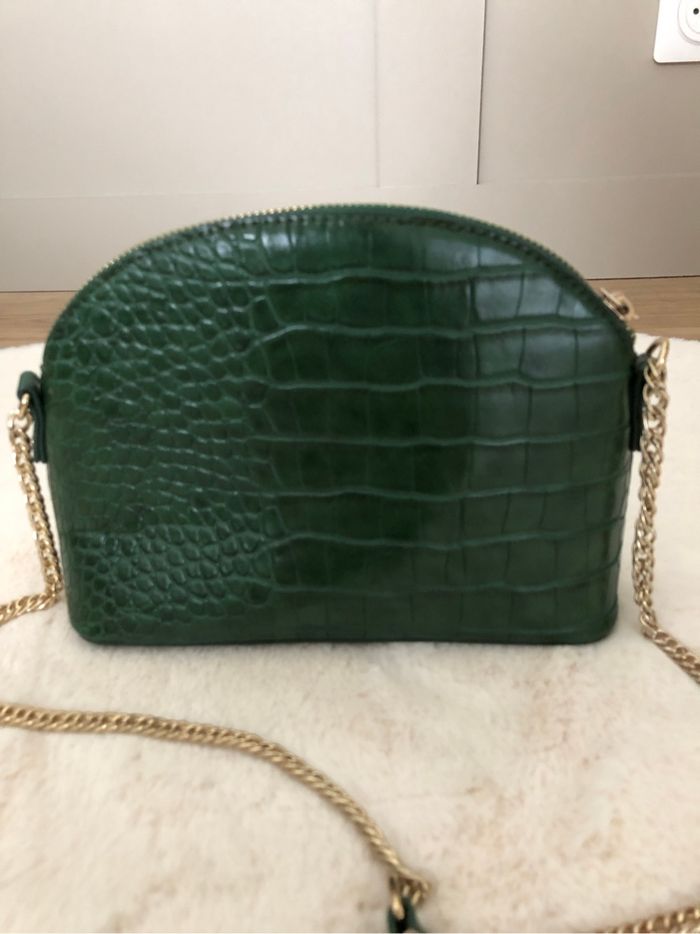 Sac vert sapin chaînette dorée - photo numéro 2