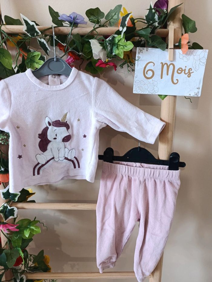 Pyjama 2 pièces - 6mois - Mes petits cailloux - photo numéro 2