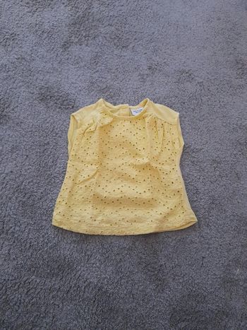Top jaune 9 mois