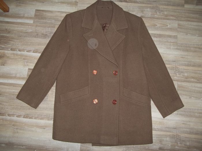 Manteau laine marron glacé (MT1)