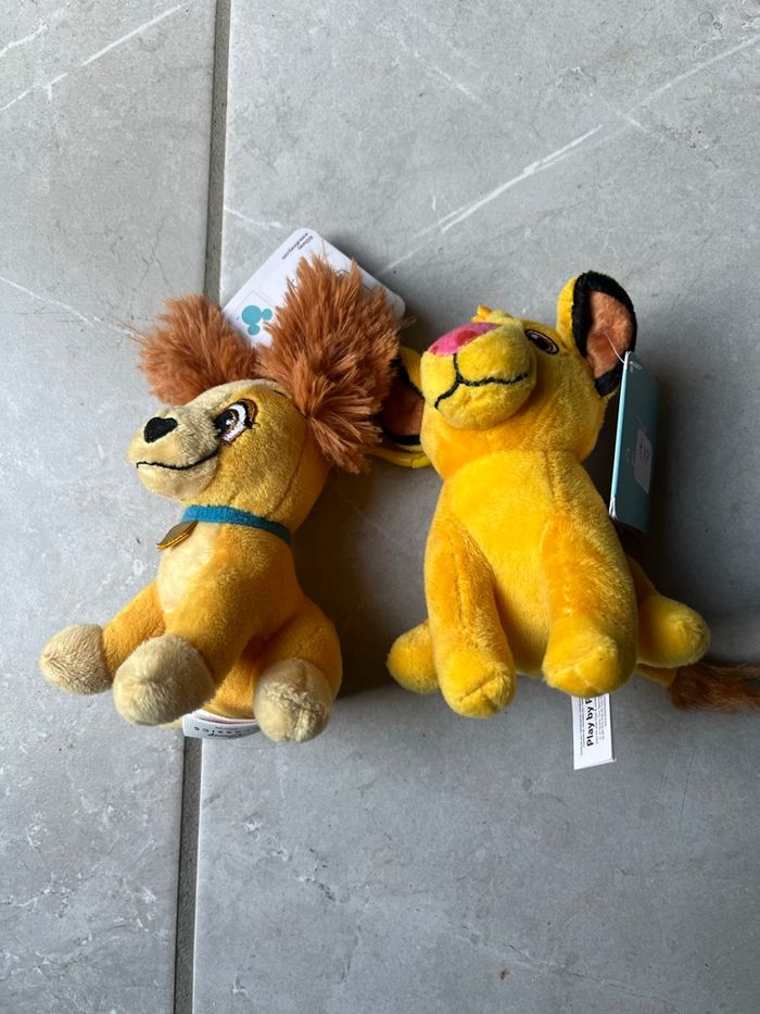 Lot de deux peluches porte clefs - photo numéro 3