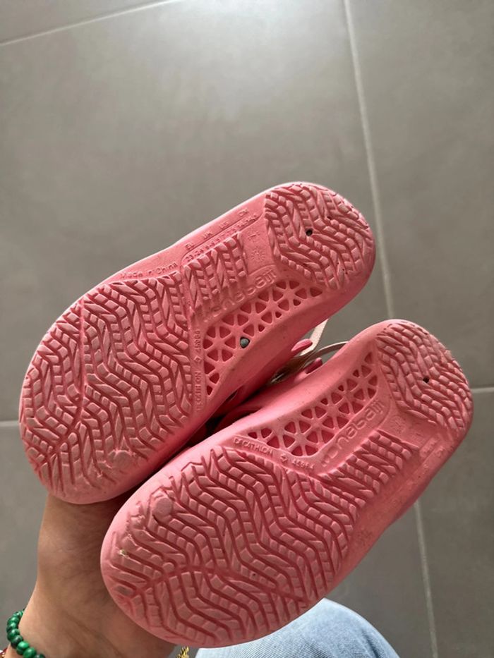 Rose taille 23/24 nabaiji sandale piscine décathlon - photo numéro 2