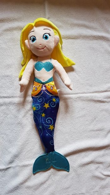 Peluche sirène 70 cm
