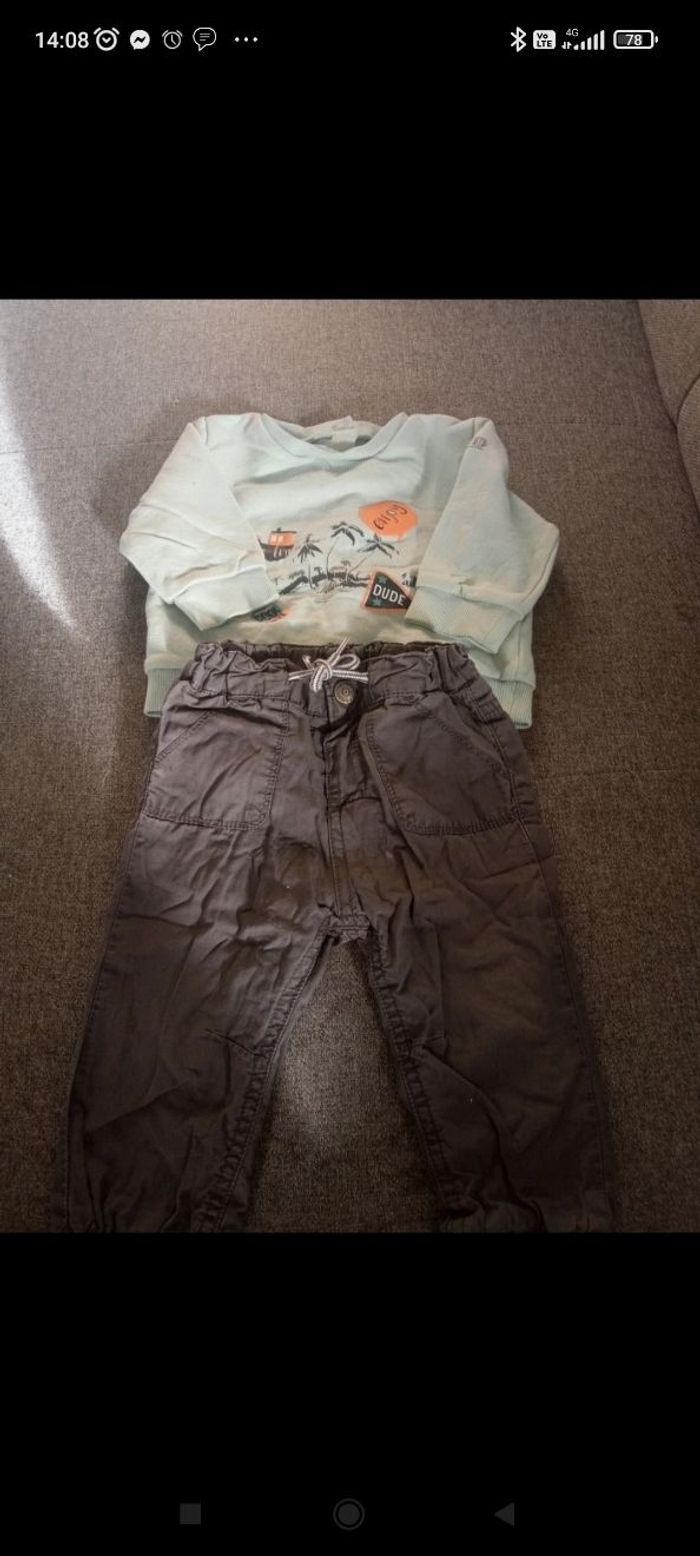 Ensemble sweat + pantalon 9 mois