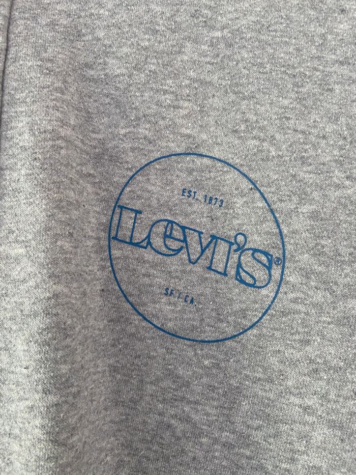 Sweat à capuche gris Levi’s homme taille M - photo numéro 3