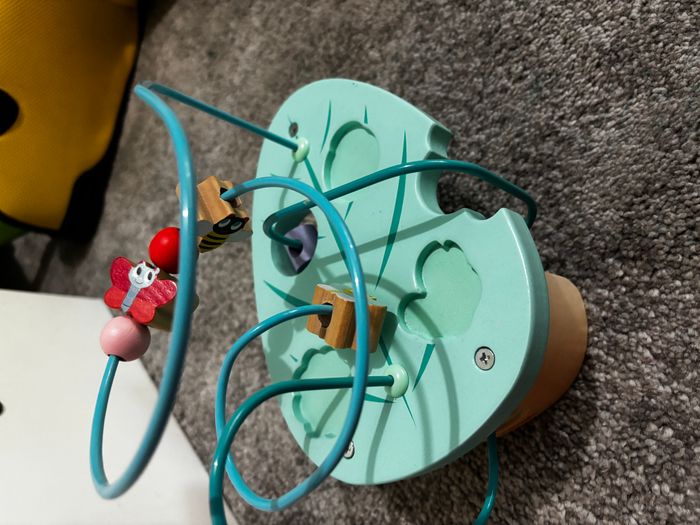 Jeu boulier en bois enfant