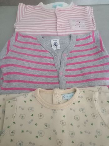 3 pyjamas printemps /été en coton Taille 3 mois