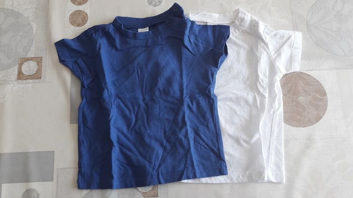 Lot de 2 T-shirt uni