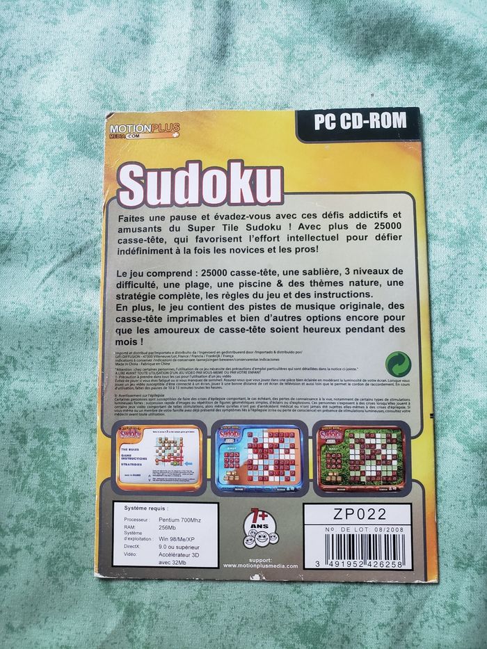 Jeu pc sudoku - photo numéro 2