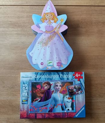 Lot 2  puzzles  4 ans et plus