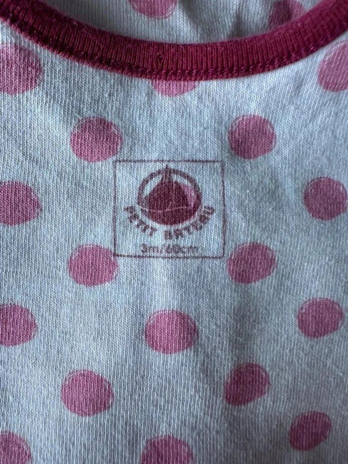 Lot 2 pyjamas identiques petit bateau taille 3 mois - photo numéro 3