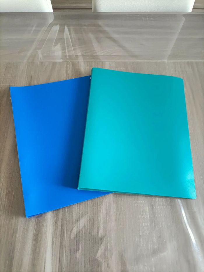 Lot de 2 classeurs semi rigide Grand format