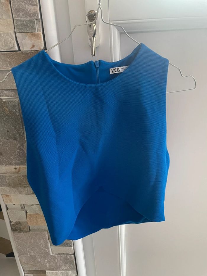 tops zara et shein bleu taille 34 - photo numéro 2