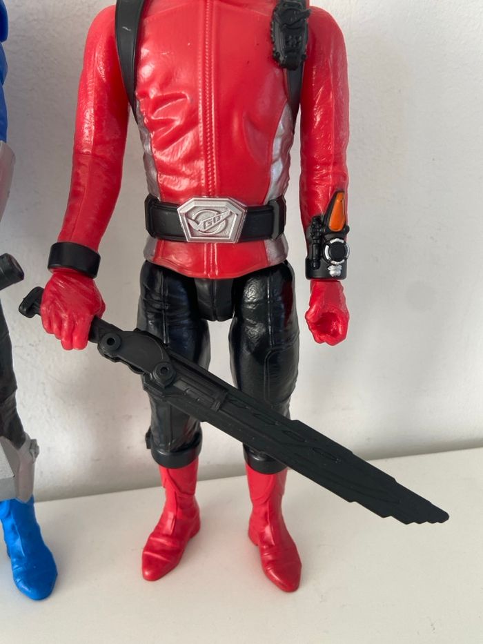 Lot 3 Figurines Power Rangers Beast Morphers - Hasbro - photo numéro 3