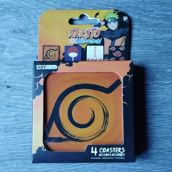 Naruto Shippuden : Pack de 4 Dessous de Verre