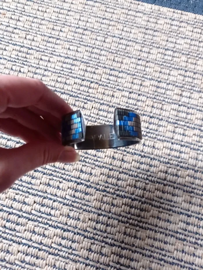 Bracelet opale bleu - photo numéro 4