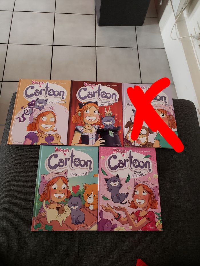 Mistinguette et Cartoon le lot de 4