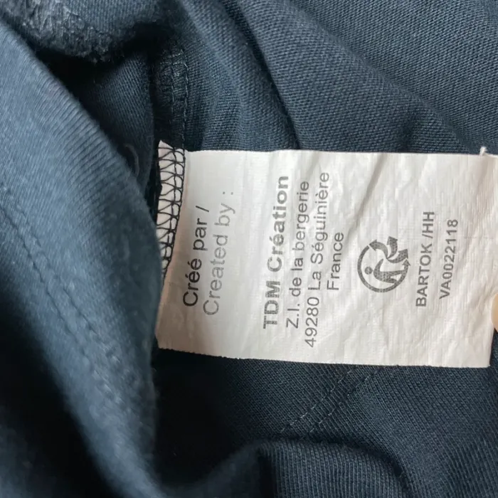 Chemise bleu marine homme terre de marins M - photo numéro 5