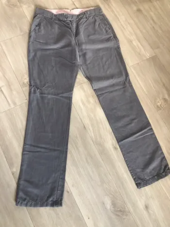 Pantalon droit gris