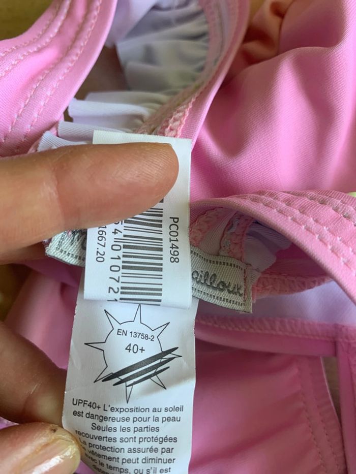 Maillot 1 pièce bébé Anti UV 40+ | mes petits cailloux - photo numéro 6