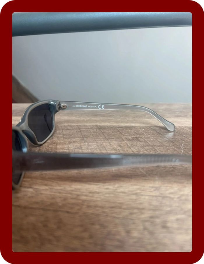 Lunette de soleil Roberto Cavalli grise argenté vintage année 2000 - photo numéro 4