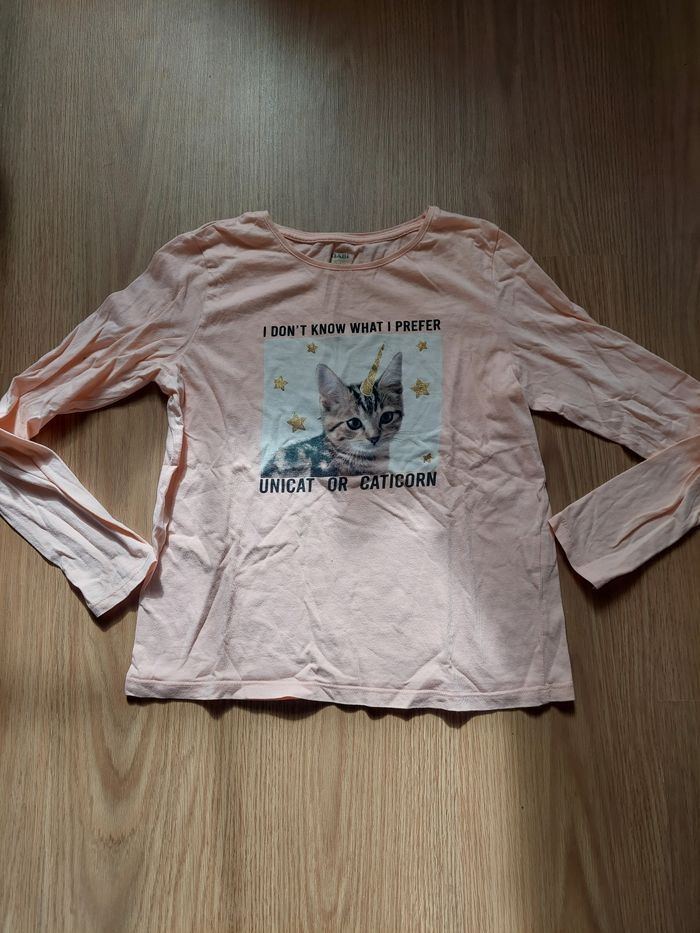 Lot 4 hauts de pyjama fille 12 ans Kiabi TBE 👩 - photo numéro 5