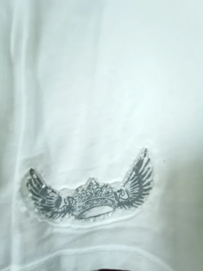 T shirt manches courtes motifs brodés - photo numéro 3