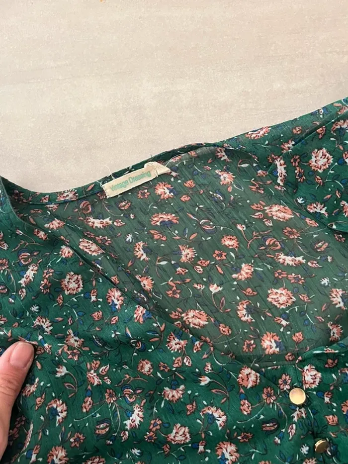 Blouse verte - photo numéro 5