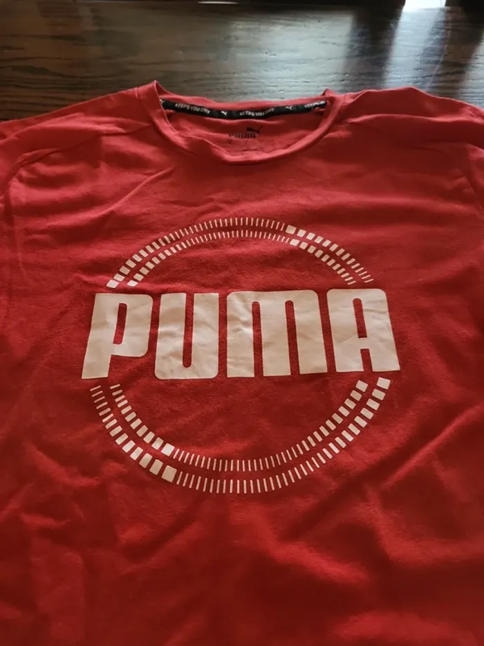 Tee-shirt Puma rouge - photo numéro 2