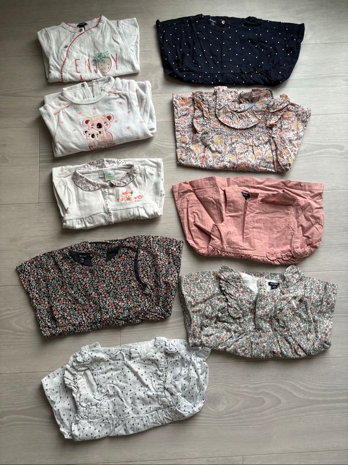 Lot de vêtements fille taille 9 mois - photo numéro 2