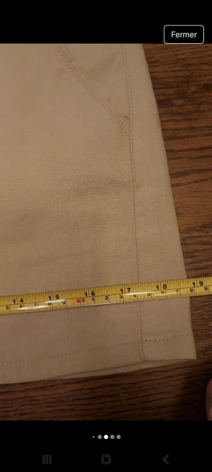 Mini jupe Beige Lee taille S - photo numéro 10