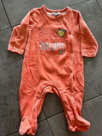 Pyjama velours 9 mois