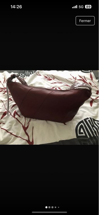 Sac banane bordeaux