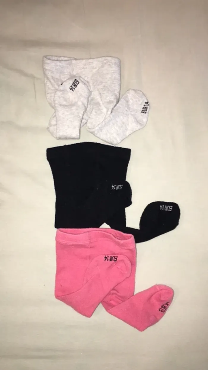 Lot de 3 collants bébé - photo numéro 5