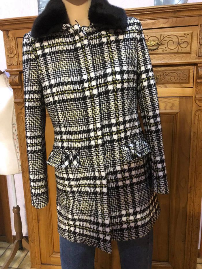 Manteaux à carreaux Naf naf - n e u f - photo numéro 3
