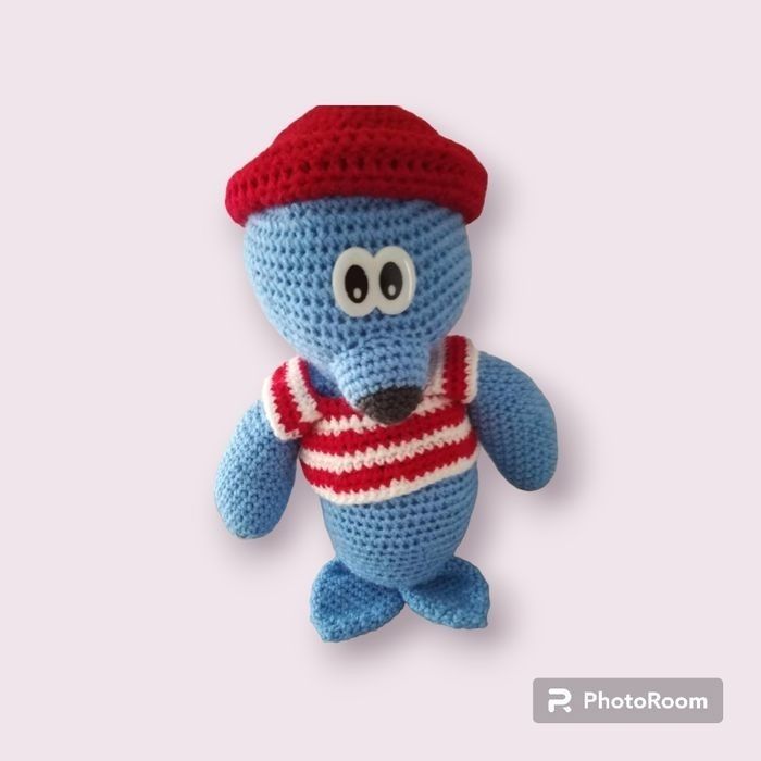 Phoque marin en crochet fait main